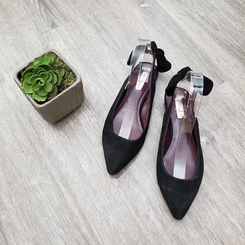 Report Signature Shani Slingback Flats Sz 8 Black